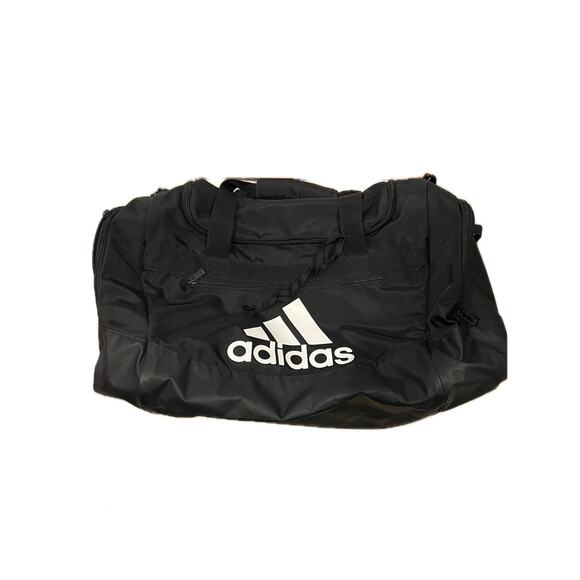 Adidas Defender Large Black Duffel Gym Bag - Picture 1 of 6
